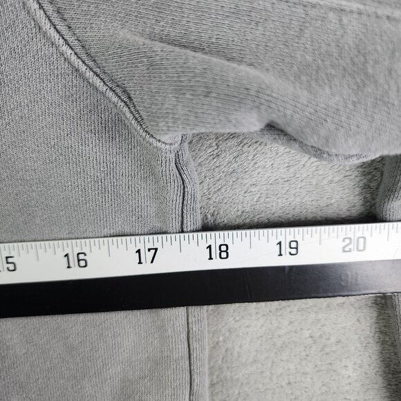 Mens Grey Madewell Cotton Turtleneck Sweatshirt Long Sleeve 100% Cotton Size XS - Picture 9 of 11